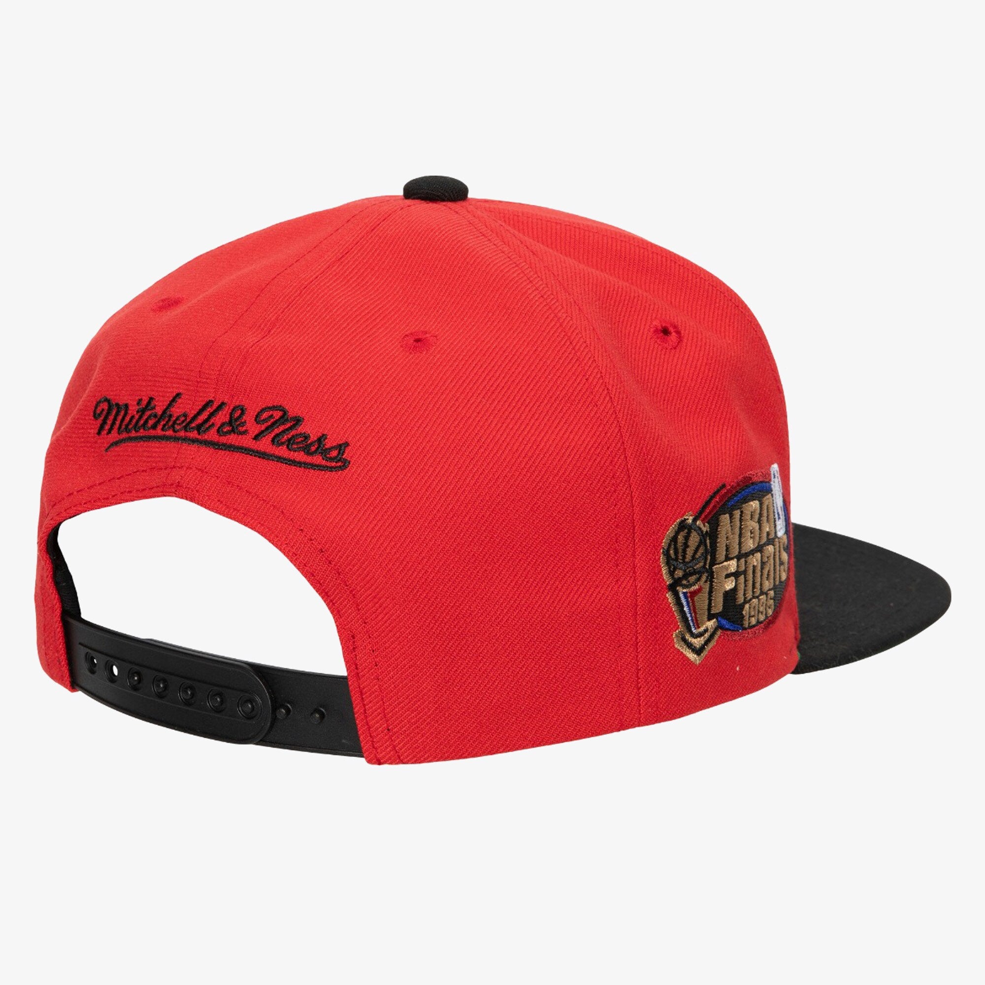 MENS MITCHELL & NESS NBA THE FINALS SNAPBACK BULLS - RED-BLACK