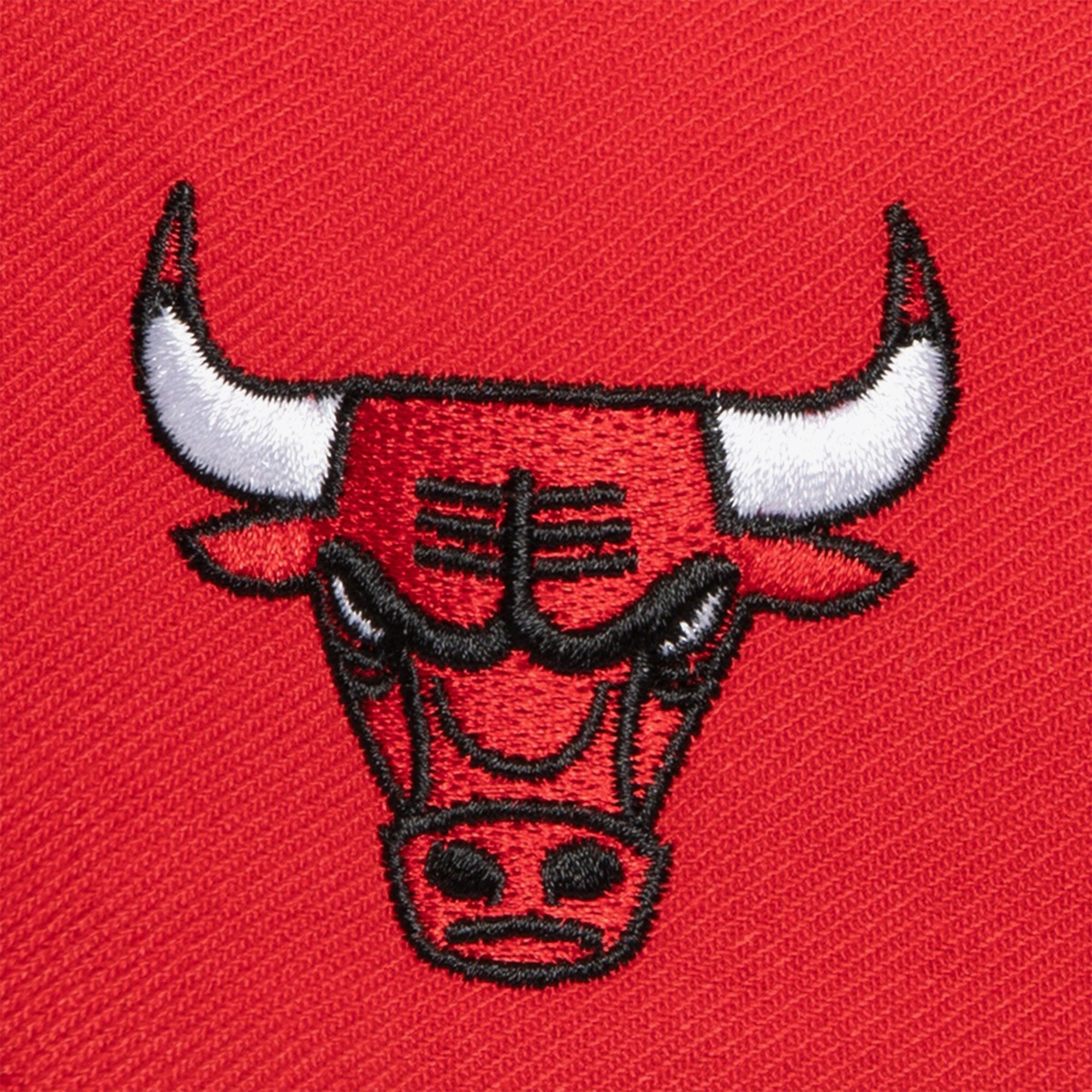 MENS MITCHELL & NESS NBA THE FINALS SNAPBACK BULLS - RED-BLACK