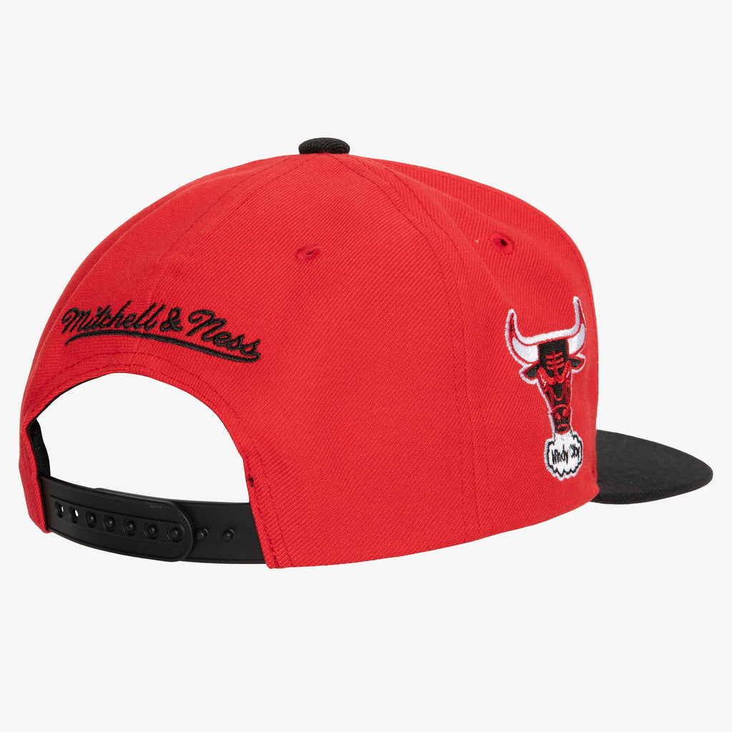 MENS MITCHELL & NESS NBA TEAM INSIDER SNAPBACK HWC BULLS - RED-BLACK