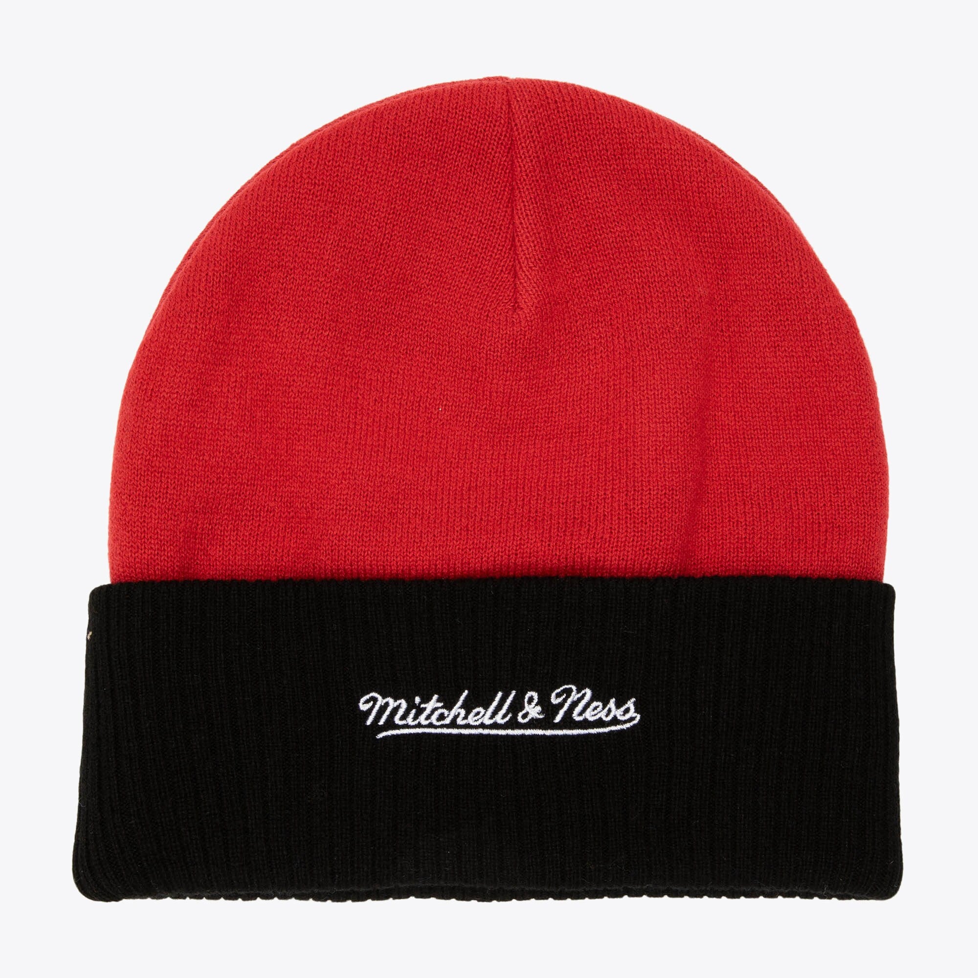 MENS MITCHELL & NESS NBA JUST DON CASHMERE KNIT HWC BULLS - RED