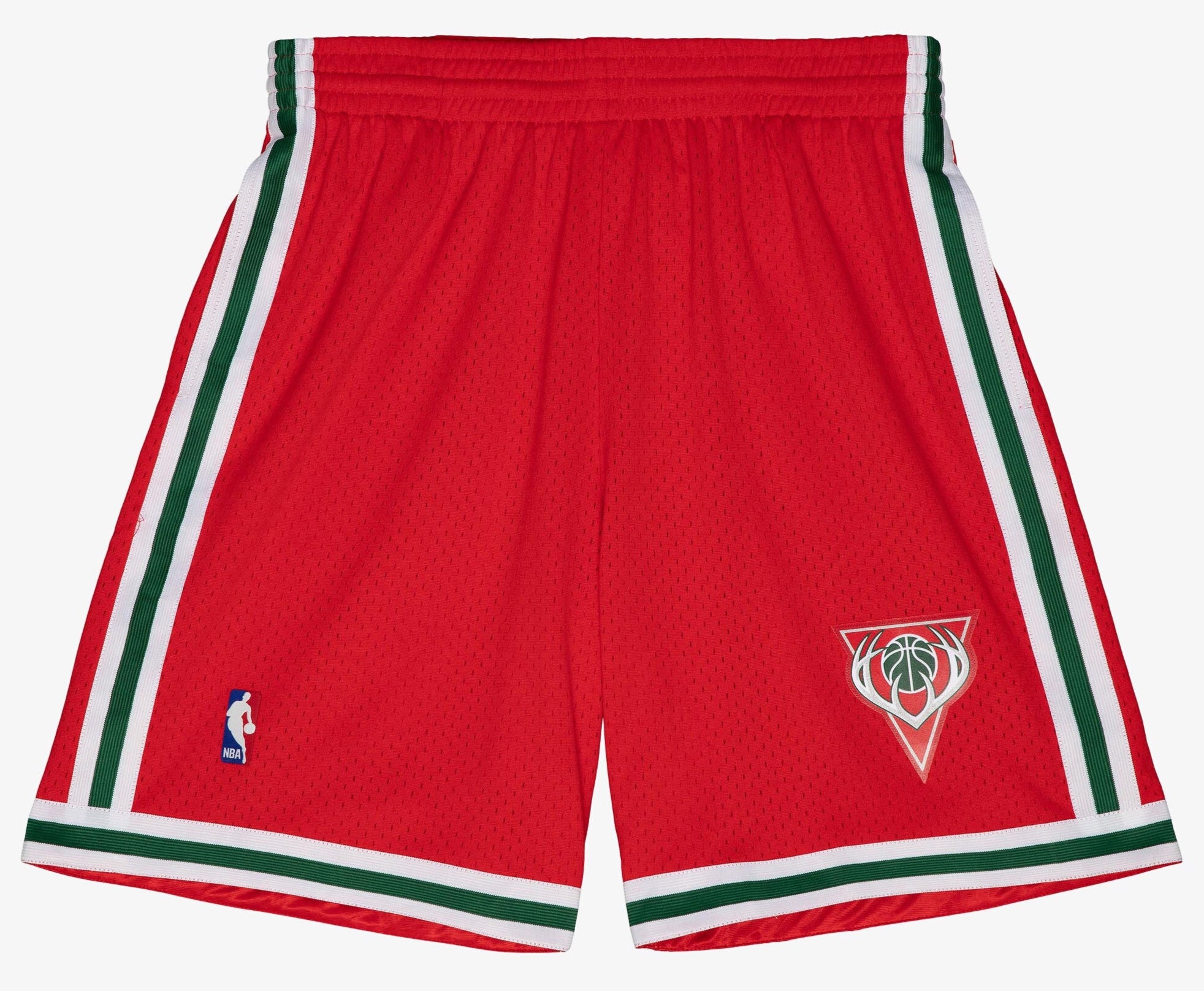 MENS MITCHELL & NESS NBA SWINGMAN SHORTS BUCKS 2008