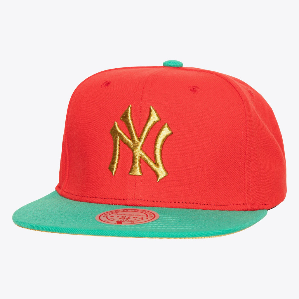Mens Mitchell & Ness MLB MISTLETOE SNAPBACK COOP YANKEES