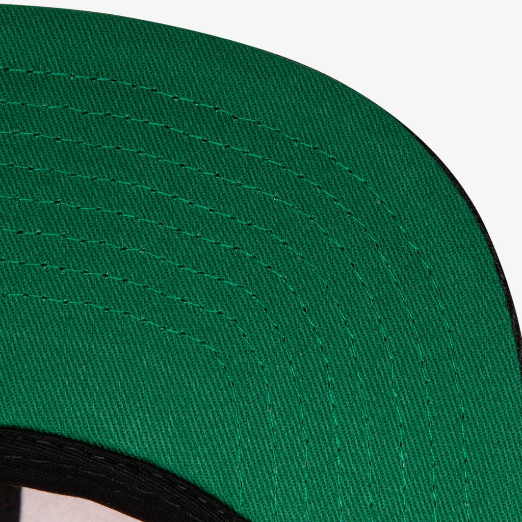 MENS MITCHELL & NESS NBA SHARKTOOTH SNAPBACK HWC 76ERS - BLACK-RED