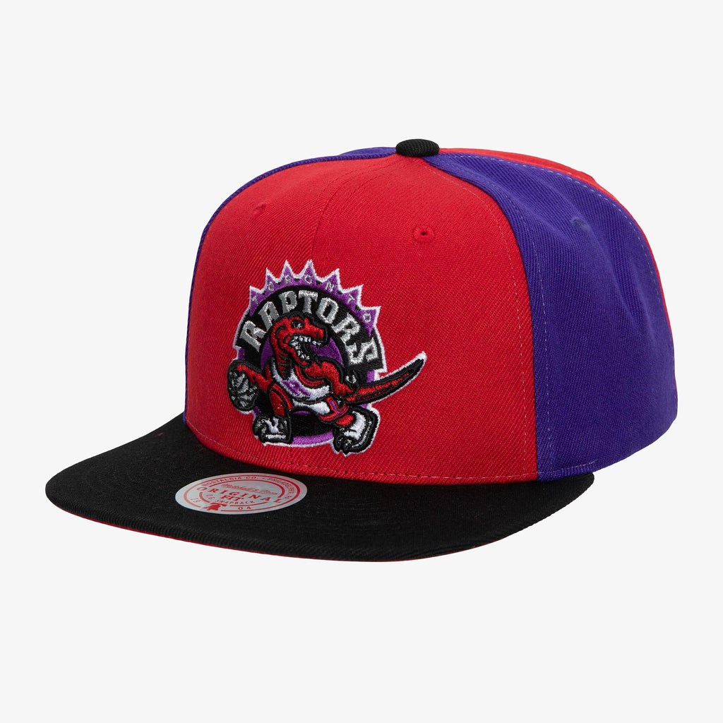 MENS MITCHELL & NESS NBA ON THE BLOCK SNAPBACK HWC RAPTORS - RED-BLACK