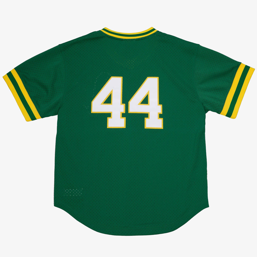 Mens Mitchell & Ness MLB AUTHENTIC BP JERSEY - PULLOVER ATHLETICS 1987 REGGIE JACKSON