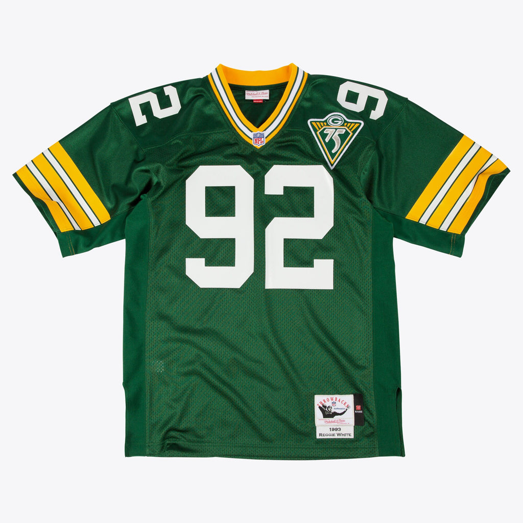 Mens Mitchell & Ness NFL AUTHENTIC JERSEY PACKERS 1993 REGGIE WHITE