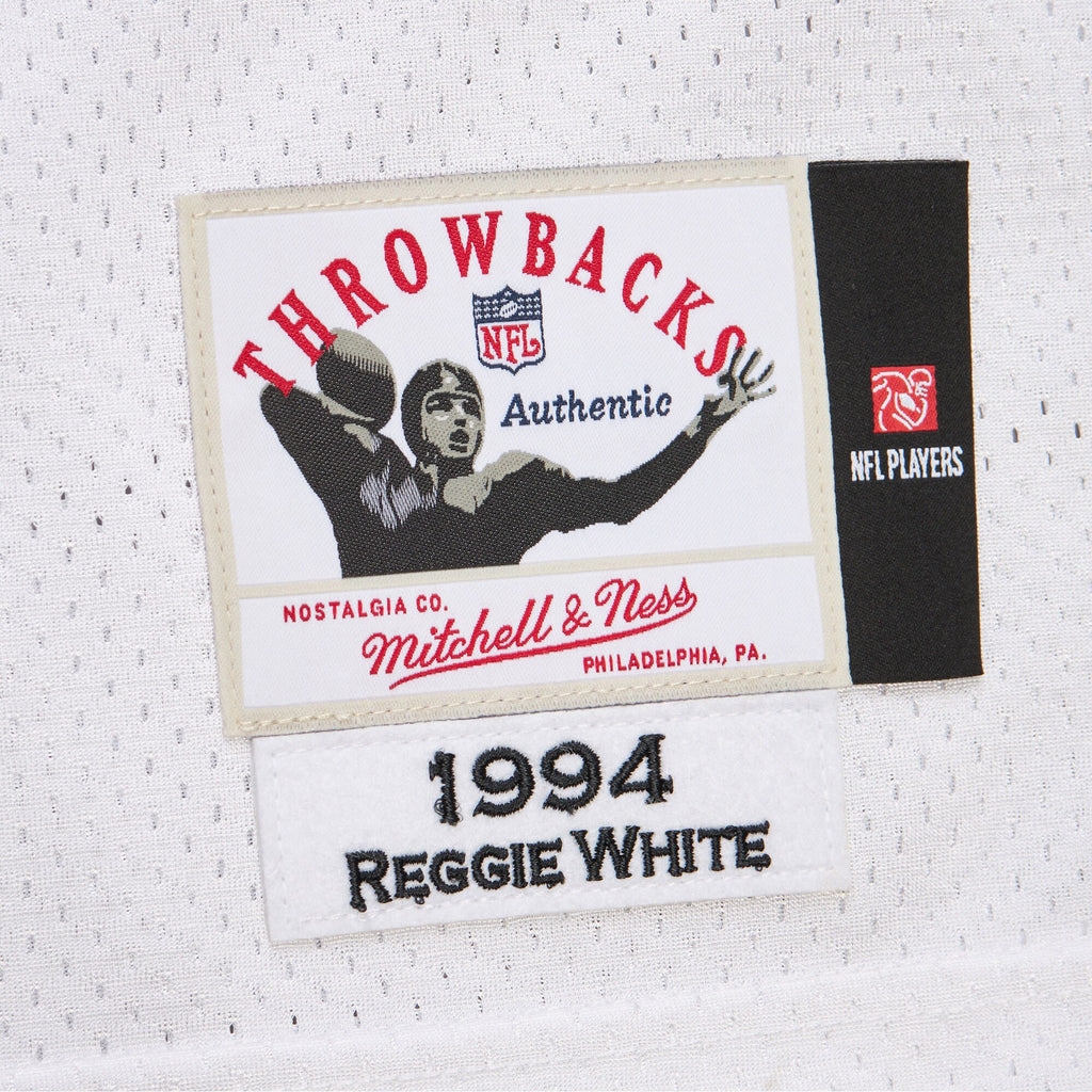 MENS MITCHELL & NESS NFL WHITE JERSEY PACKERS 1994 REGGIE WHITE