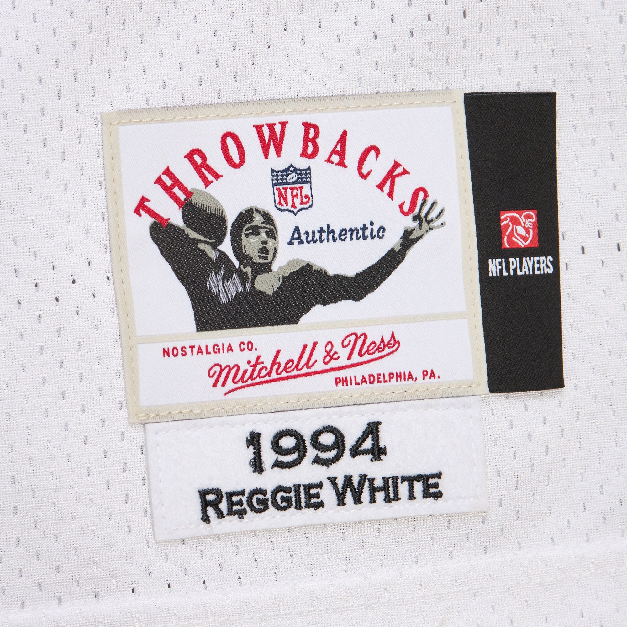 MENS MITCHELL & NESS NFL WHITE JERSEY PACKERS 1994 REGGIE WHITE