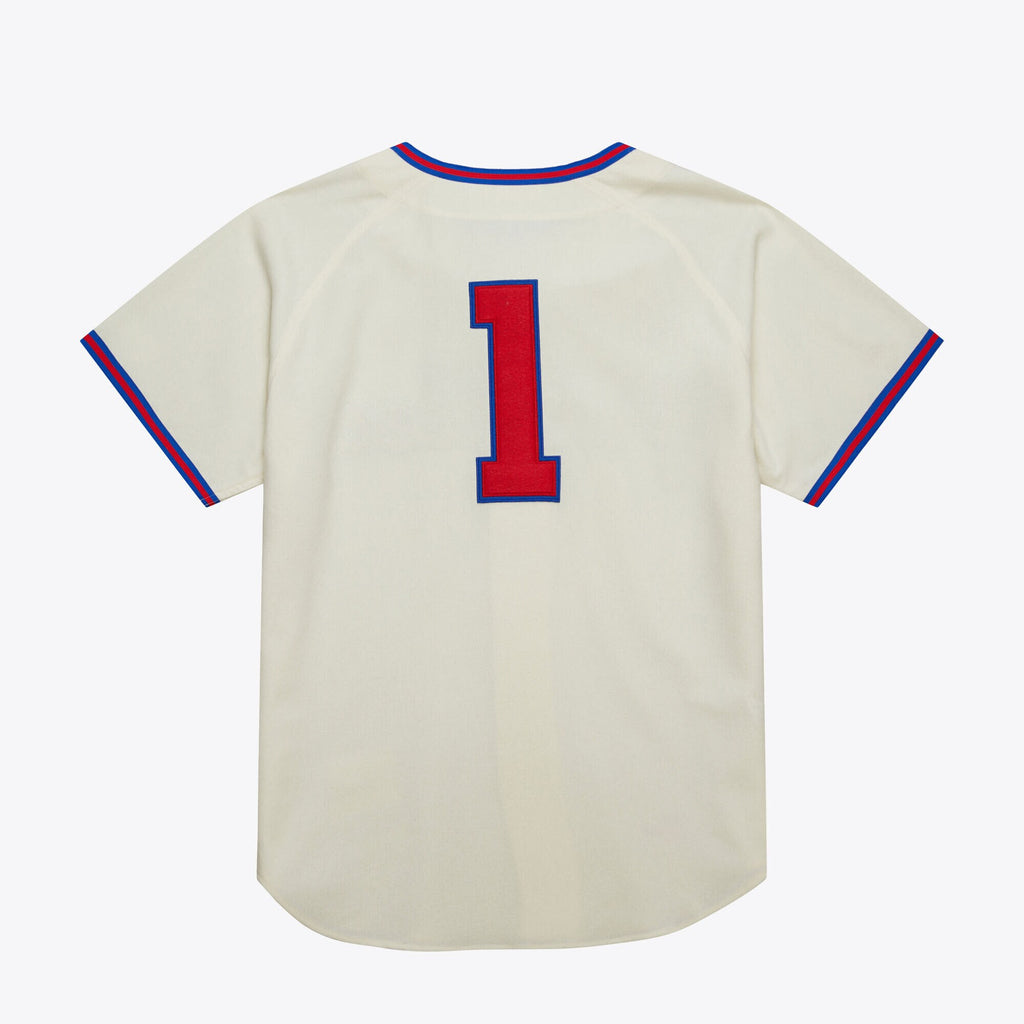 MENS MITCHELL & NESS MLB CREAM JERSEY PHILLIES 1948 RICHIE ASHBURN