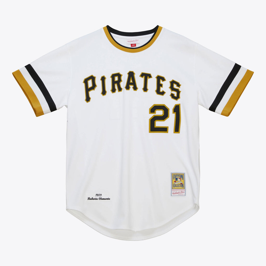 Mens Mitchell & Ness MLB HOME JERSEY PIRATES 1971 ROBERTO CLEMENTE
