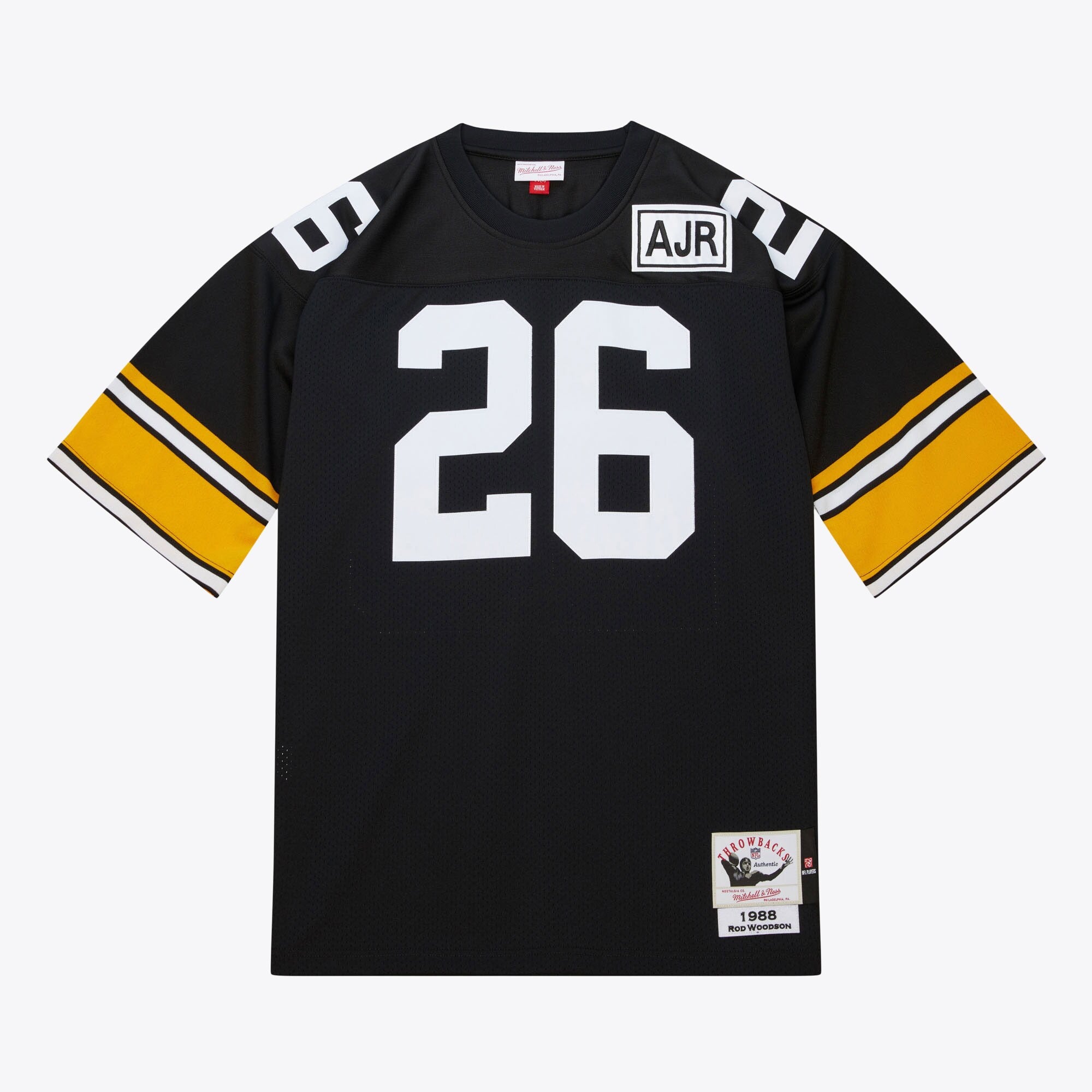 Mens Mitchell & Ness NFL DARK JERSEY STEELERS 1988 ROD WOODSON