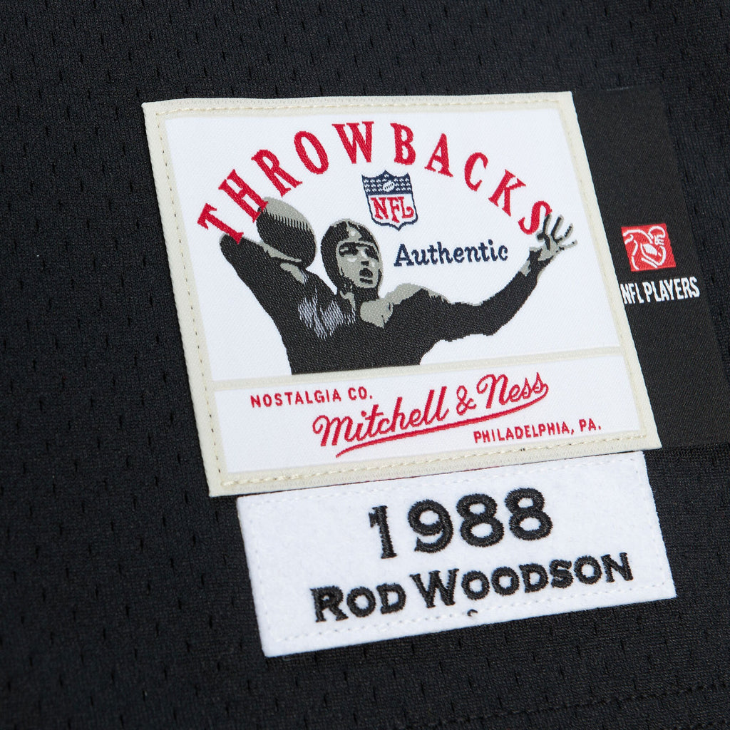 Mens Mitchell & Ness NFL DARK JERSEY STEELERS 1988 ROD WOODSON