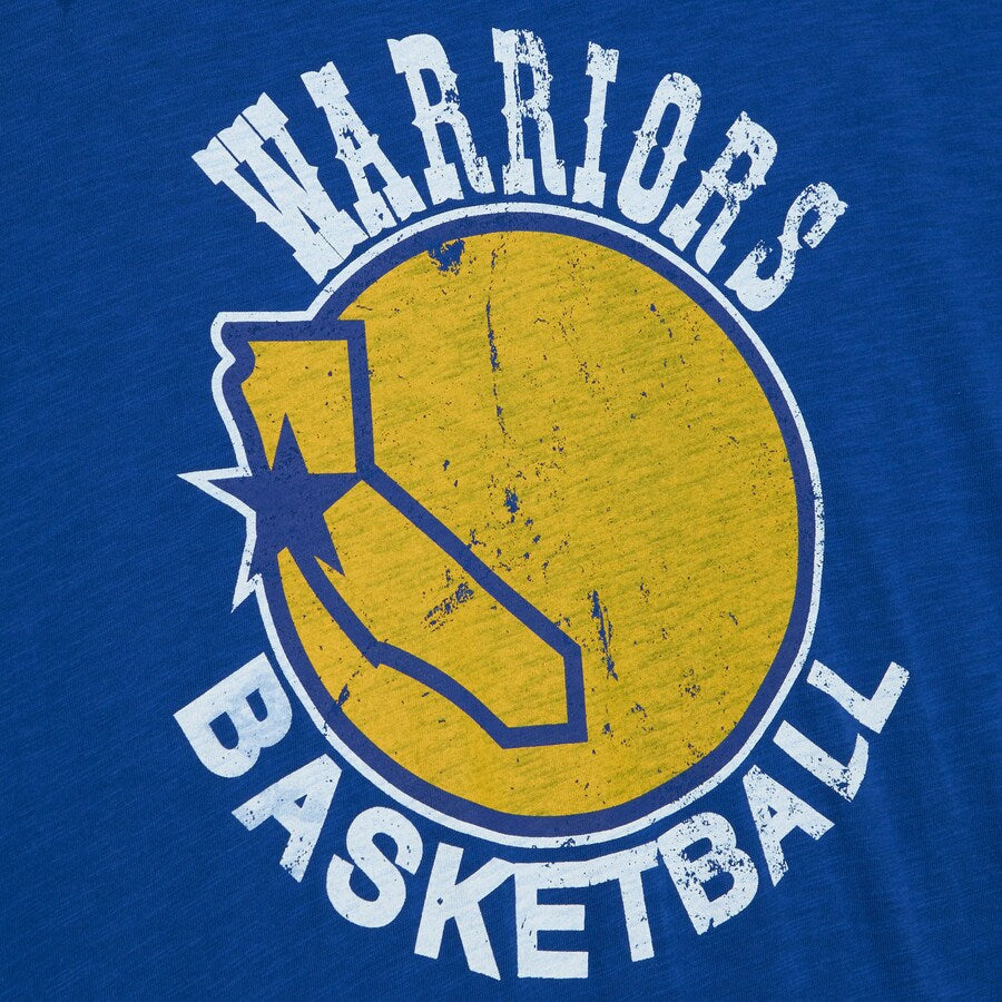Mens Mitchell & Ness NBA Golden State Warriors Heritage Tee