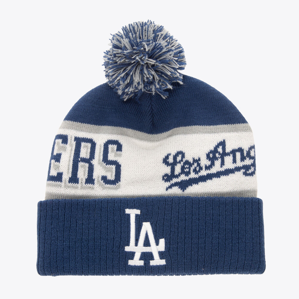 Mens Mitchell & Ness MLB BLOCK SWEEP POM KNIT DODGERS
