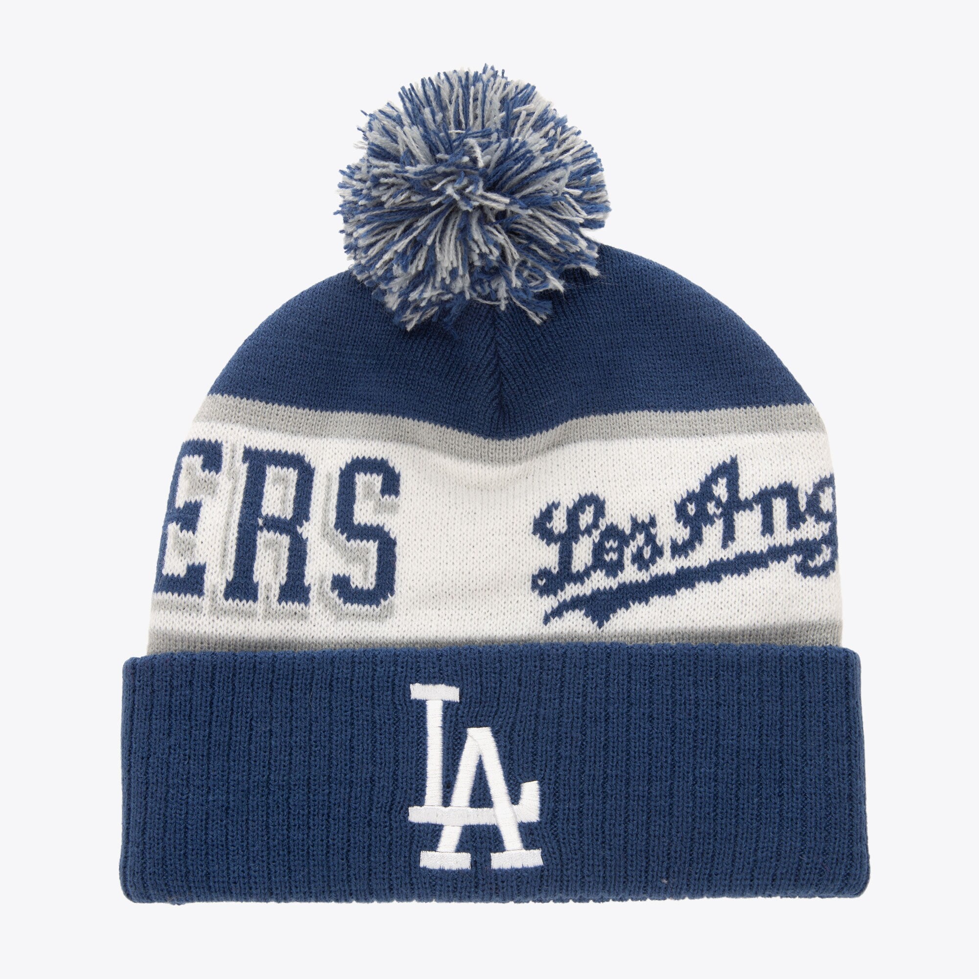 Mens Mitchell & Ness MLB BLOCK SWEEP POM KNIT DODGERS