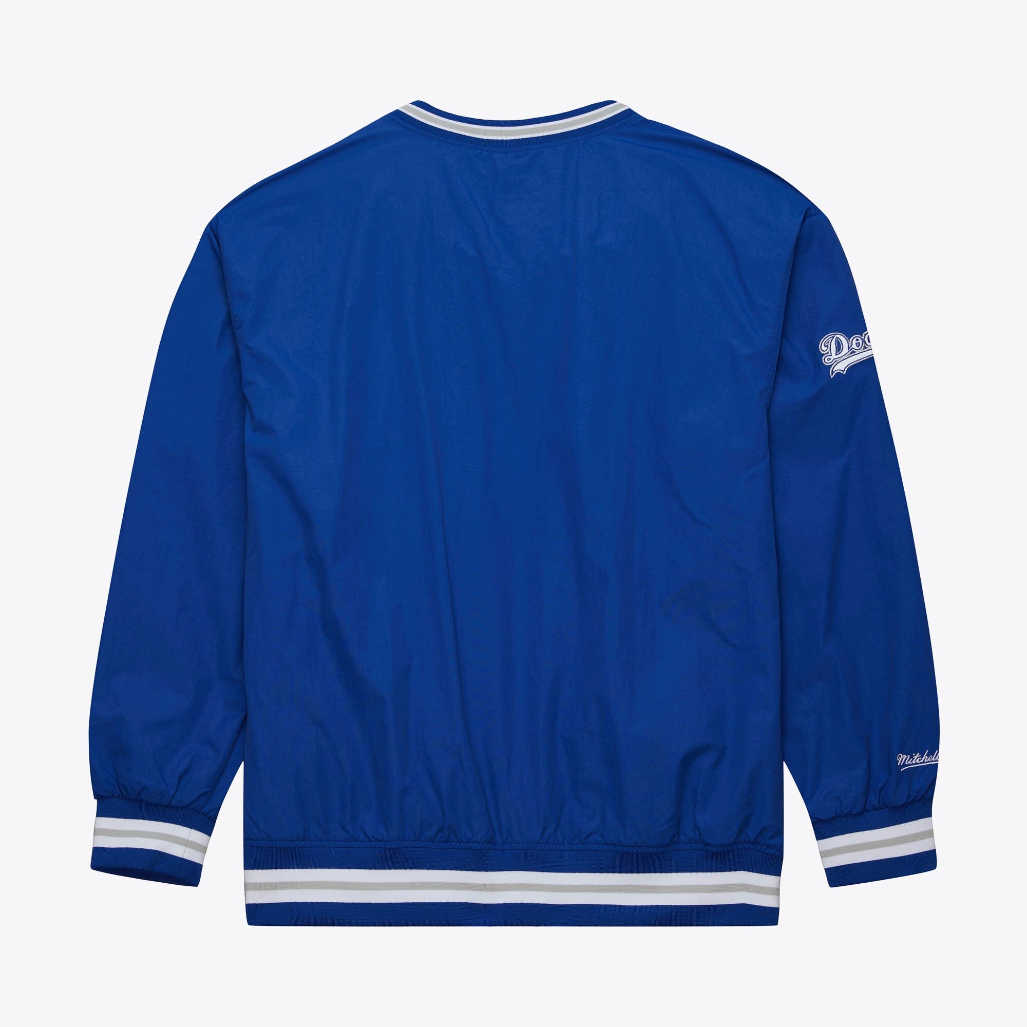 Mens Mitchell & Ness MLB CLASSIC NYLON PULLOVER VINTAGE LOGO DODGERS