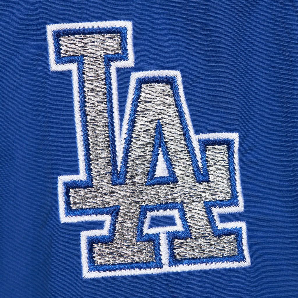 Mens Mitchell & Ness MLB CLASSIC NYLON PULLOVER VINTAGE LOGO DODGERS