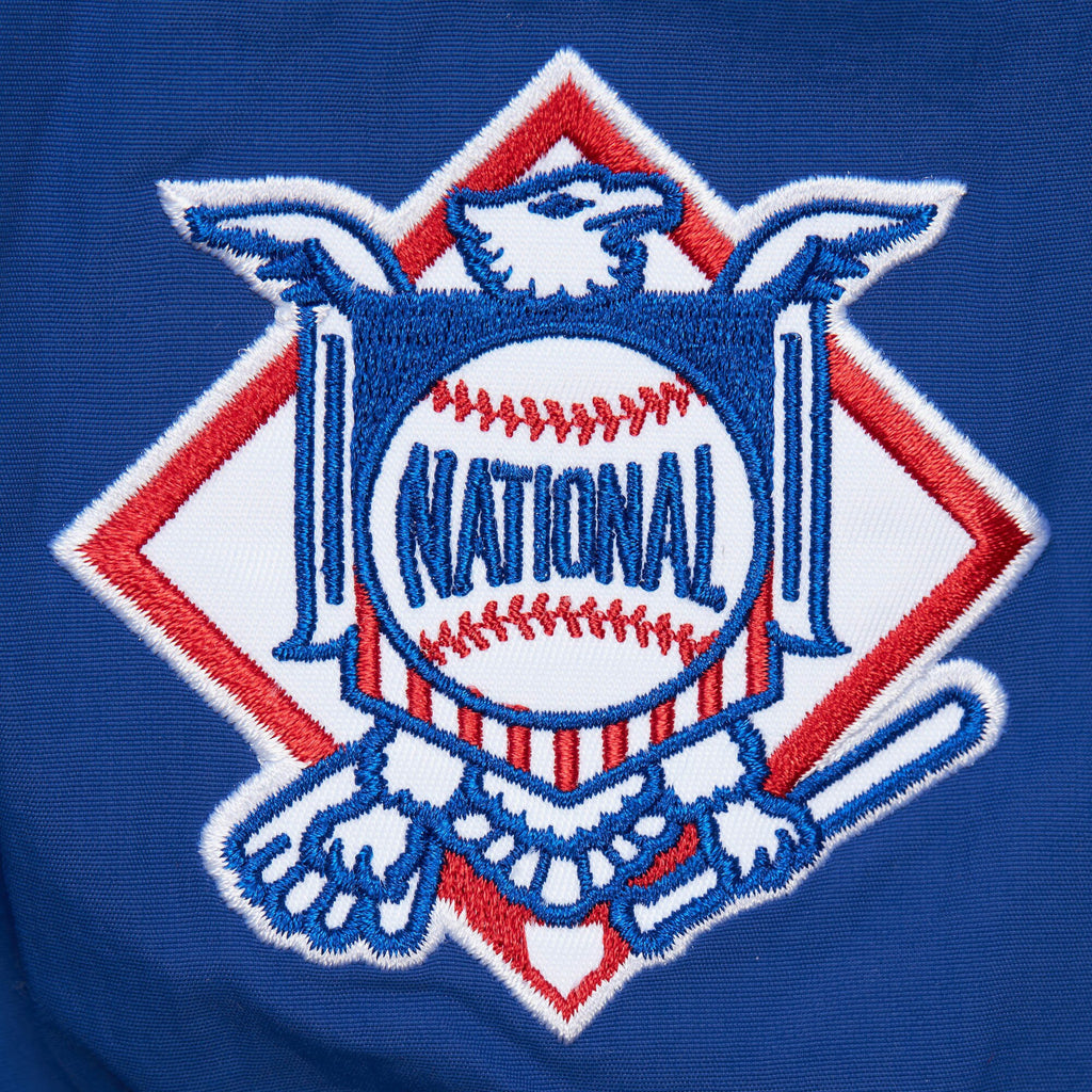 Mens Mitchell & Ness MLB CLASSIC NYLON PULLOVER VINTAGE LOGO DODGERS