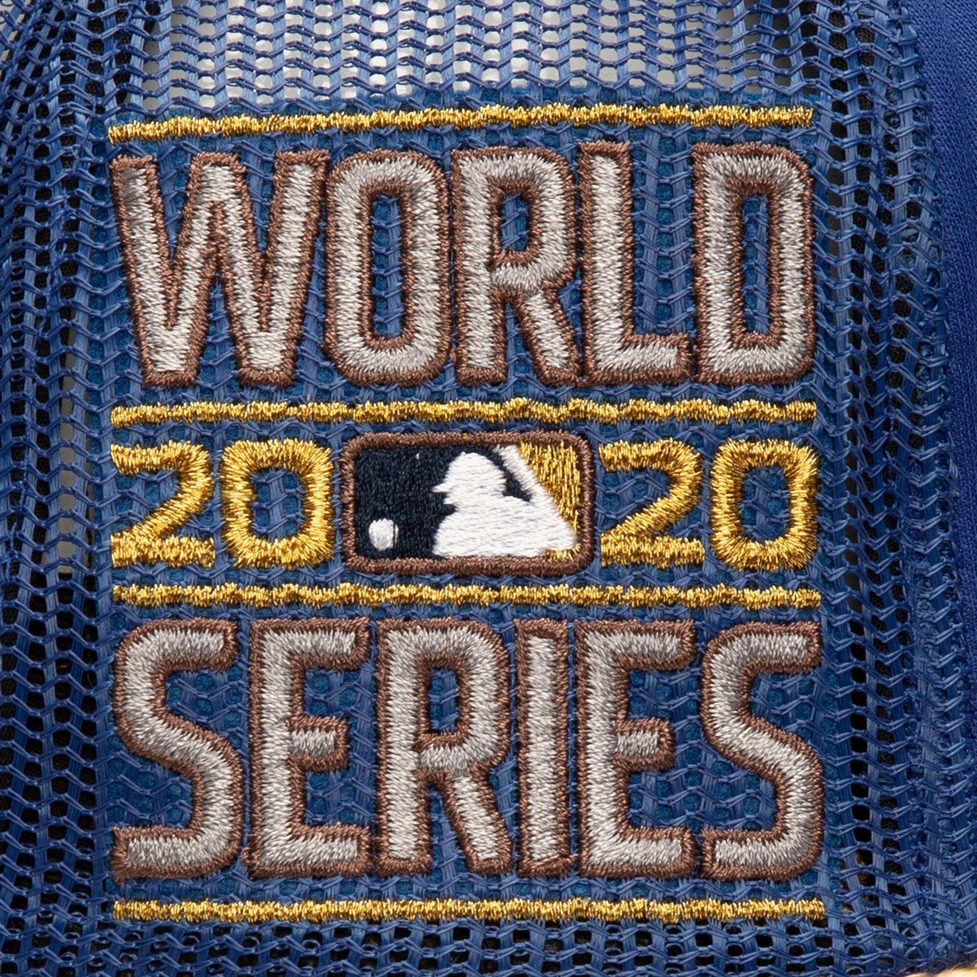 Mens Mitchell & Ness MLB GOLDEN CHAMPS TRUCKER DODGERS