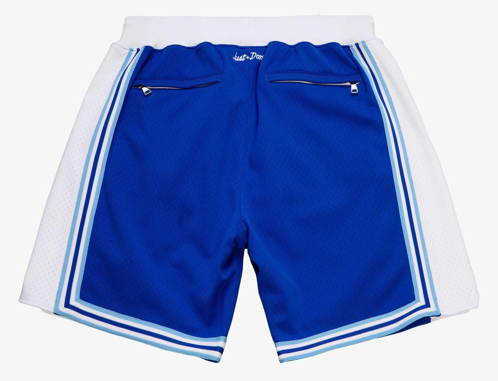 MENS MITCHELL & NESS NBA JUST DON HARDWOOD CLASSICS SHORTS LAKERS 1996