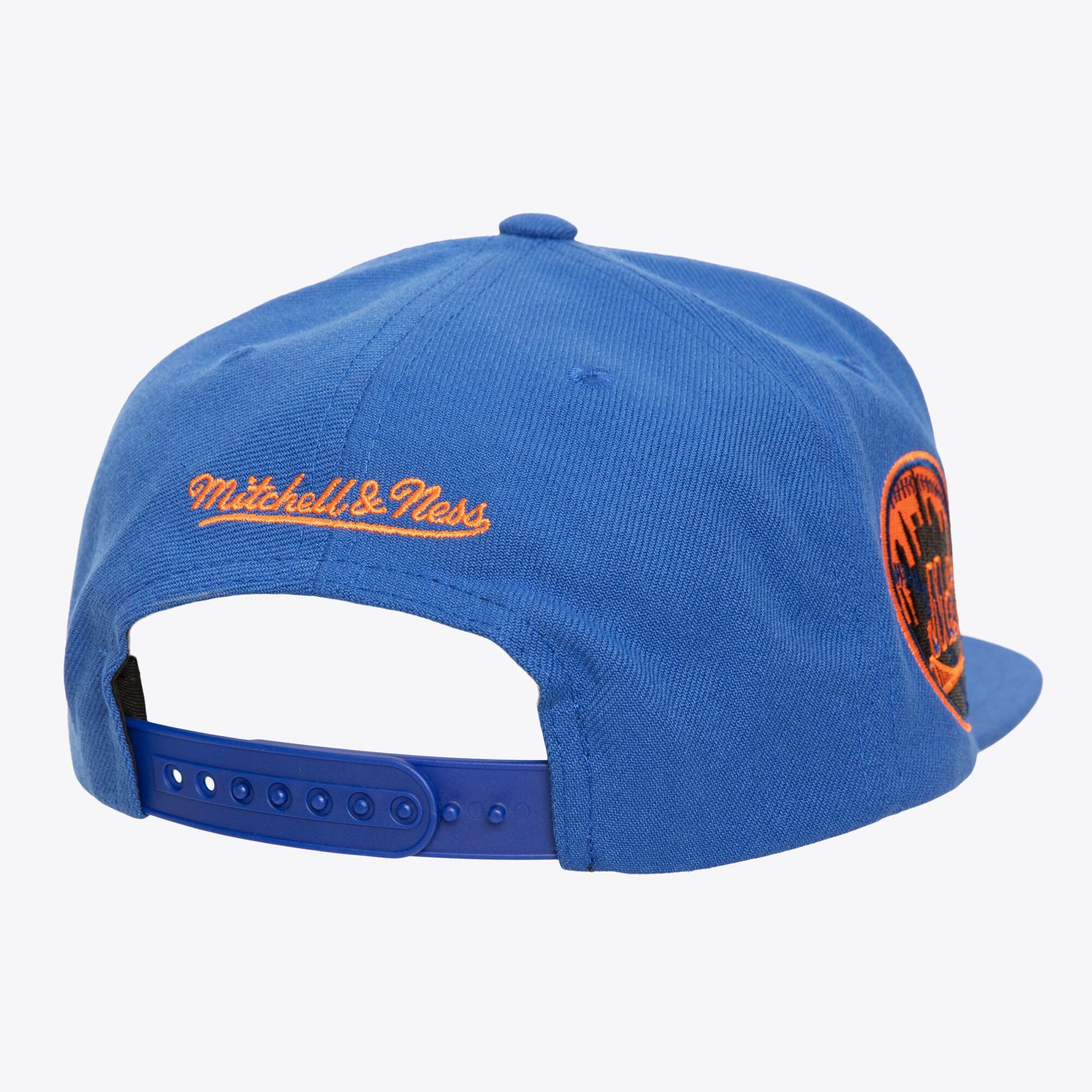 Mens Mitchell & Ness MLB LOGO ECLIPSE SNAPBACK METS