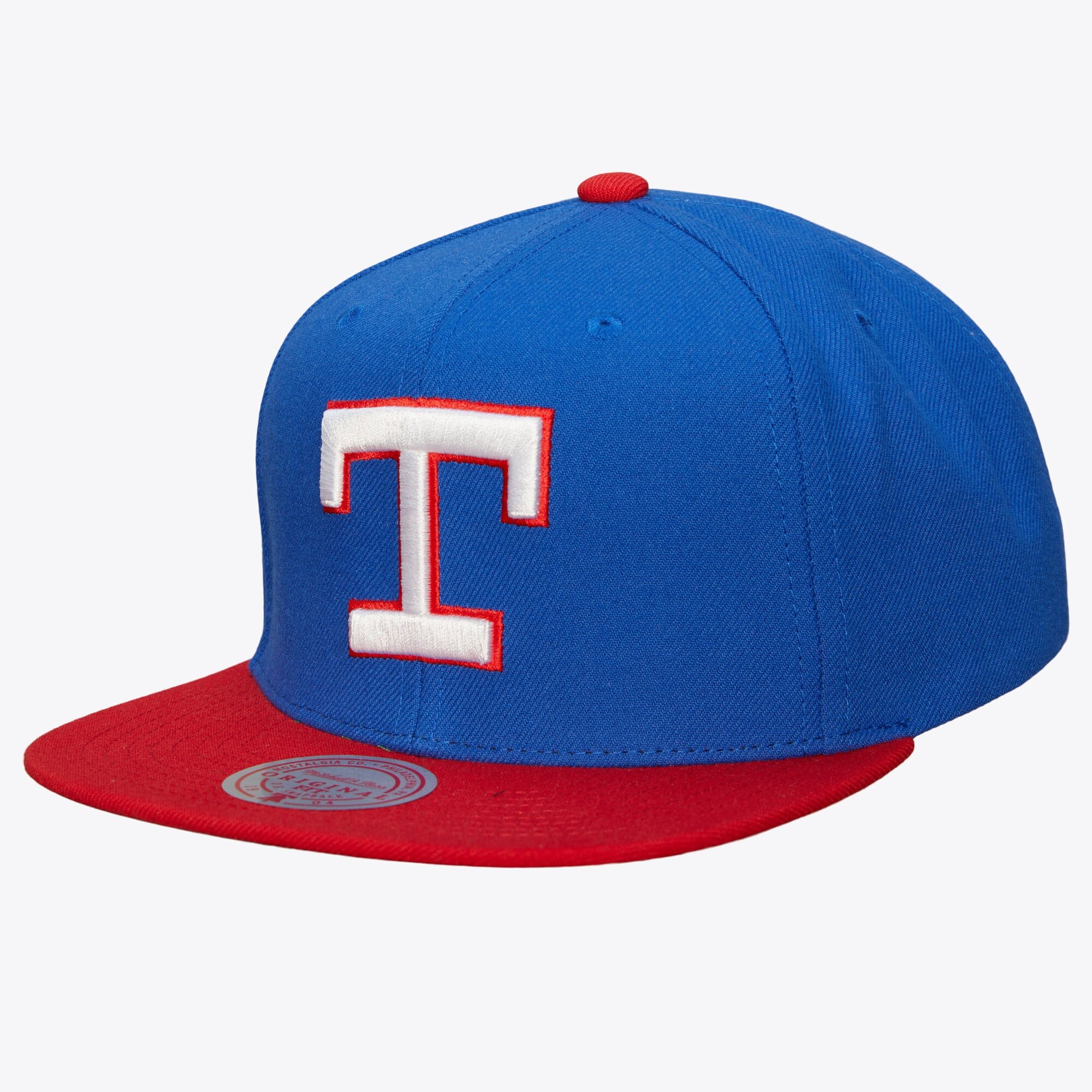 Mens Mitchell & Ness MLB EVERGREEN SNAPBACK COOP RANGERS