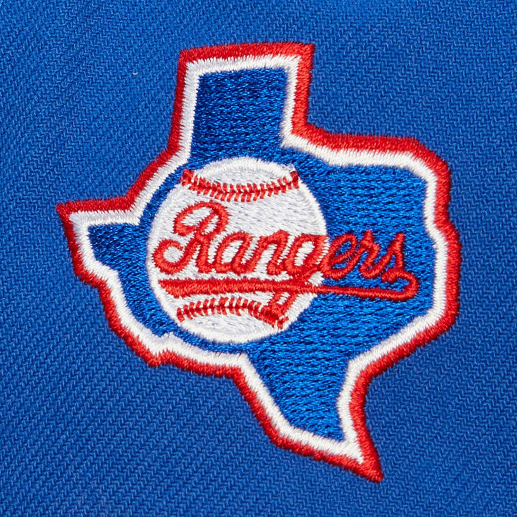 Mens Mitchell & Ness MLB EVERGREEN SNAPBACK COOP RANGERS