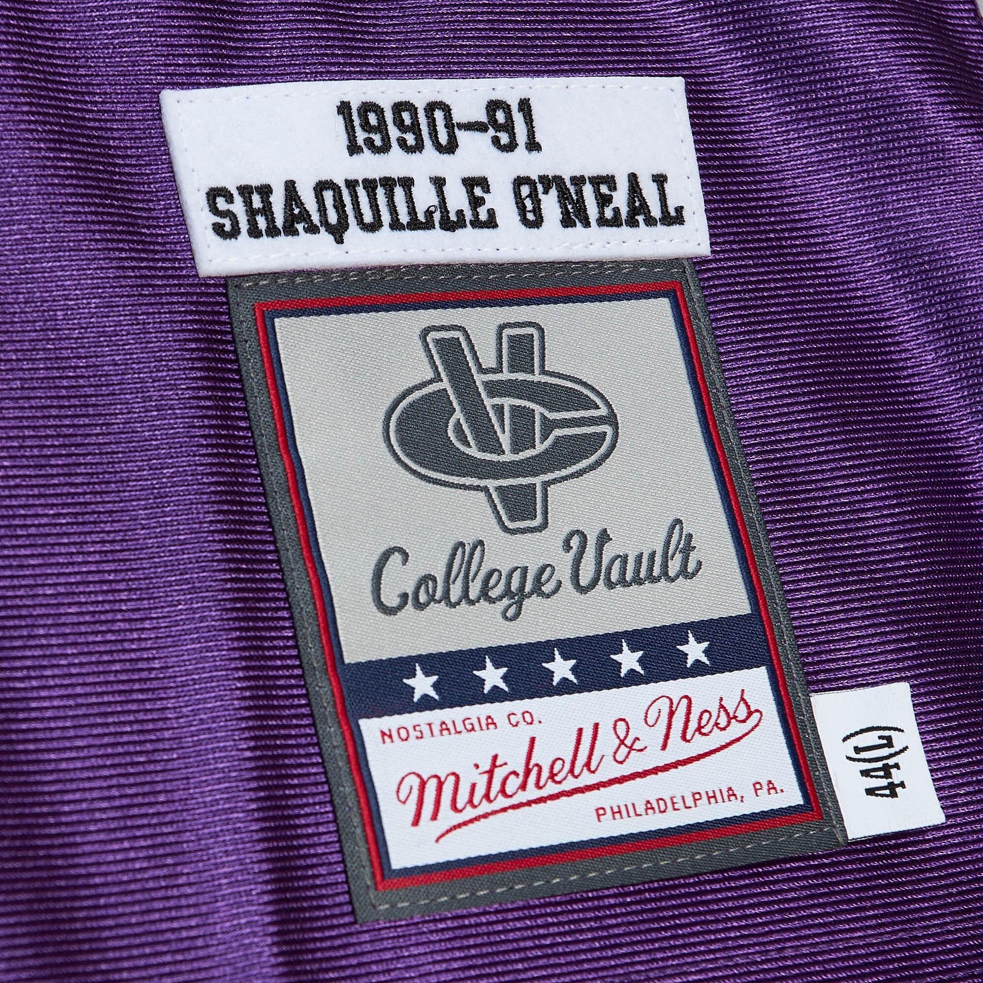 Mens Mitchell & Ness NCAA DARK JERSEY LSU 1990 SHAQUILLE O'NEAL