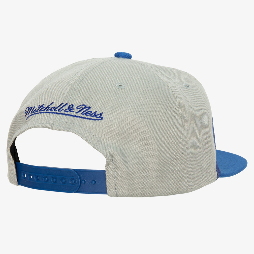 MENS MITCHELL & NESS NBA SHARKTOOTH SNAPBACK HWC MAGIC - GREY-BLUE