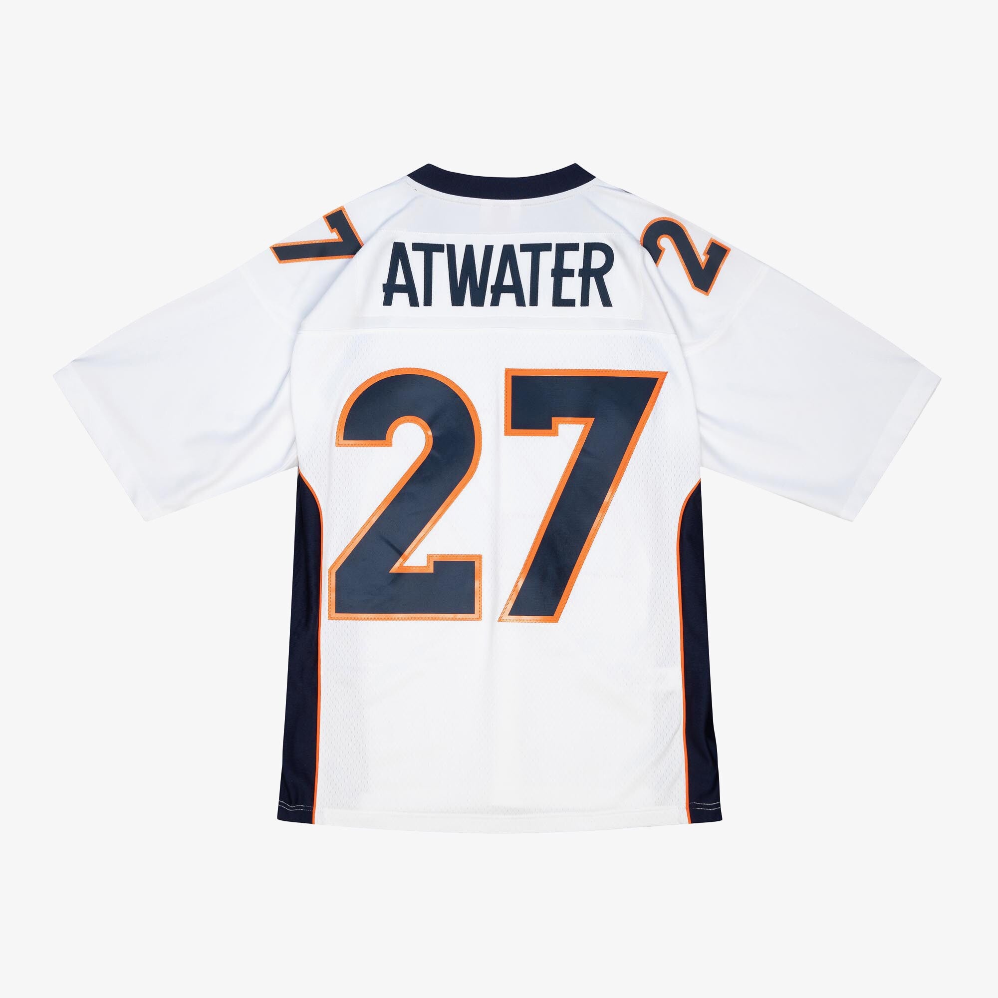 Mens Mitchell & Ness NFL WHITE JERSEY BRONCOS 1998 STEVE ATWATER