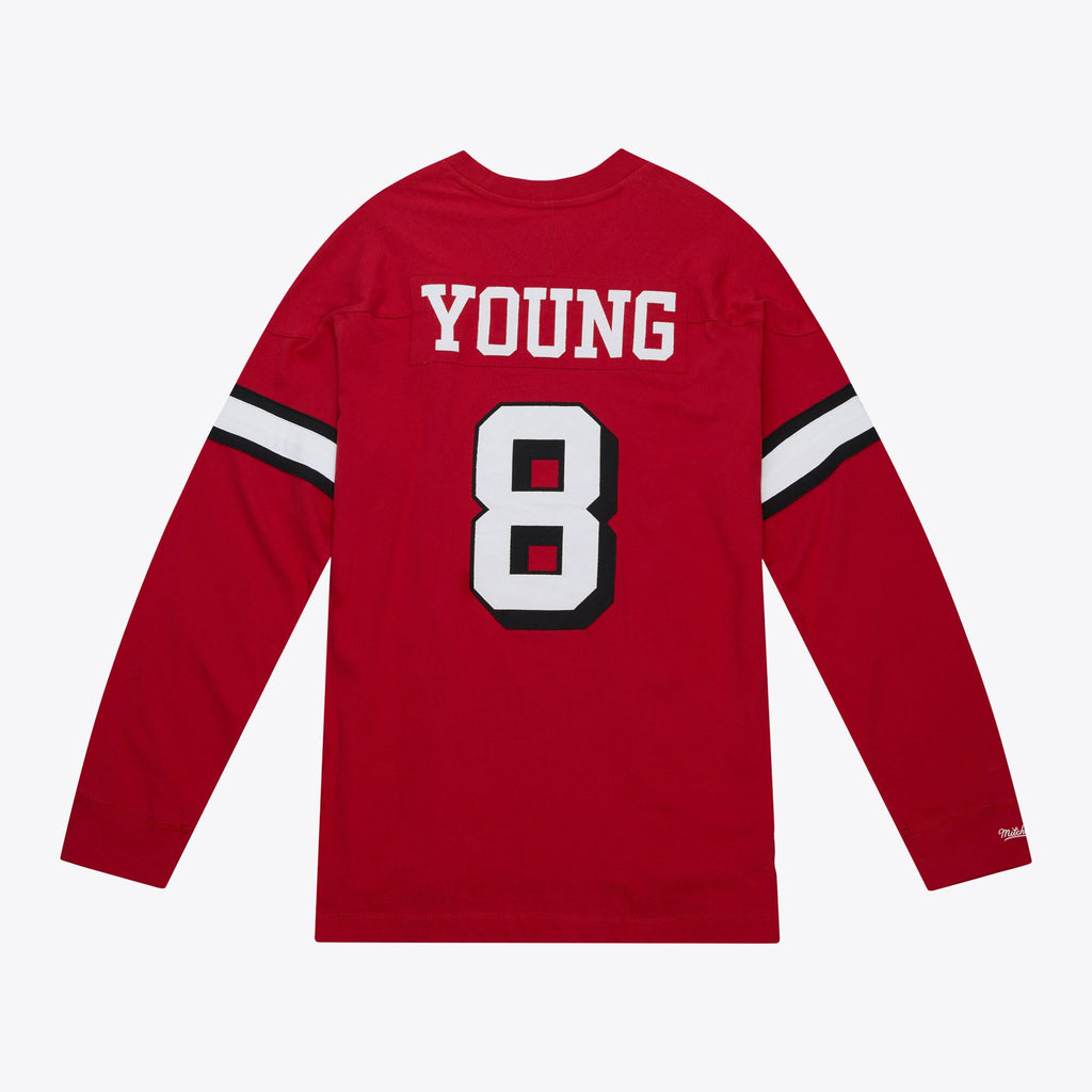 Mens Mitchell & Ness NFL N&N LS TEE 49ERS 1994 STEVE YOUNG