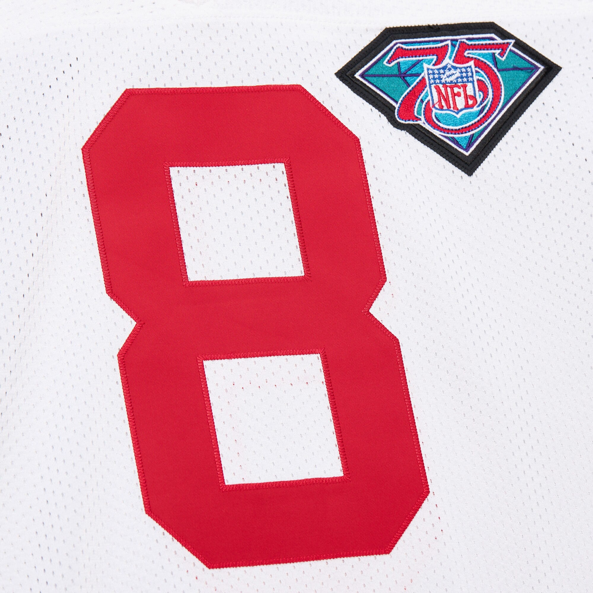 Mens Mitchell & Ness NFL WHITE JERSEY 49ERS 1994 STEVE YOUNG