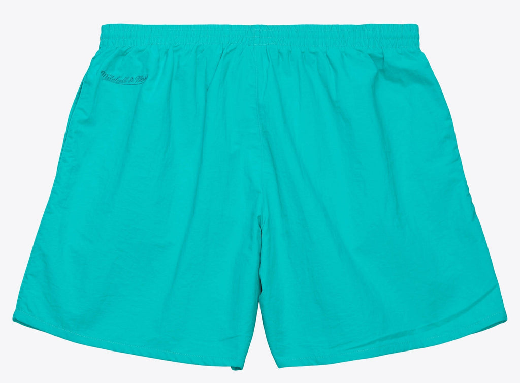 MENS MITCHELL & NESS NBA TEAM HERITAGE WOVEN SHORTS SPURS