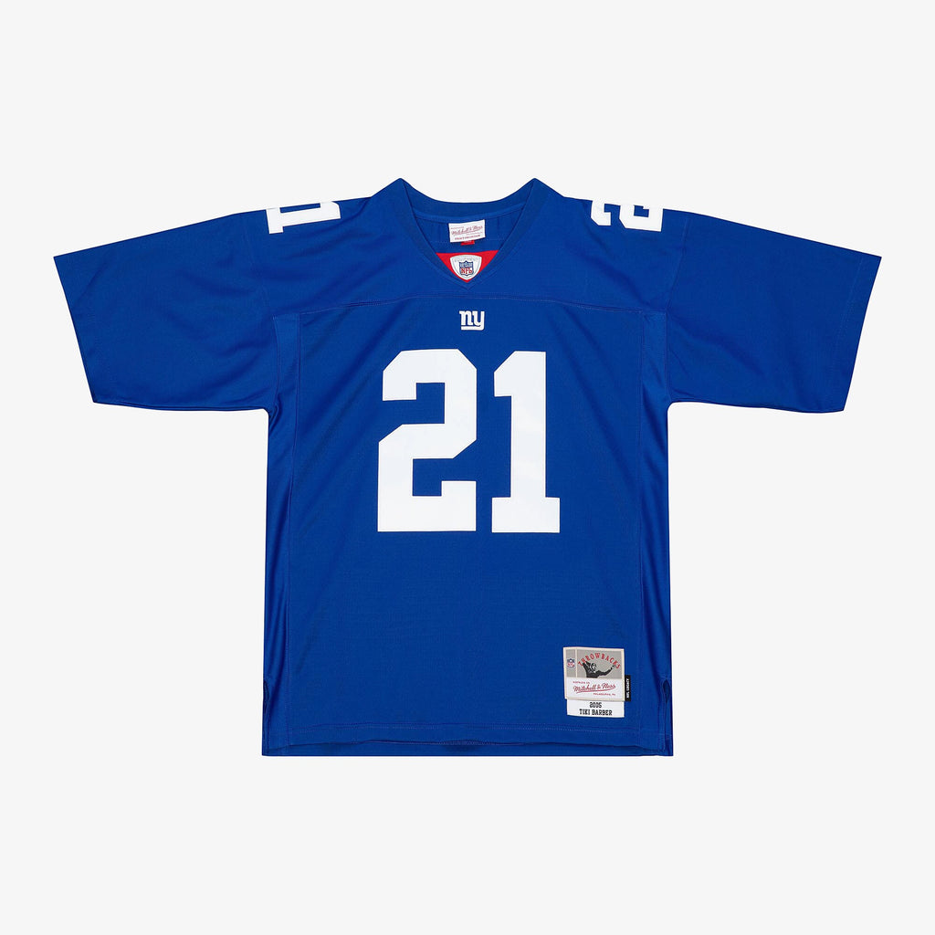 Mens Mitchell & Ness NFL DARK JERSEY GIANTS 2005 TIKI BARBER