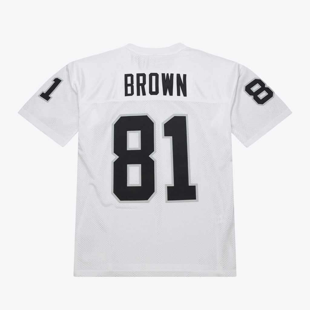 MENS MITCHELL & NESS NFL WHITE JERSEY RAIDERS 1994 TIM BROWN