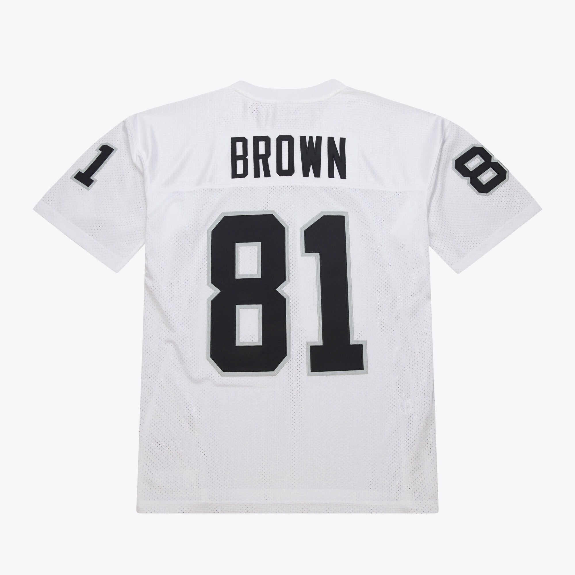 MENS MITCHELL & NESS NFL WHITE JERSEY RAIDERS 1994 TIM BROWN