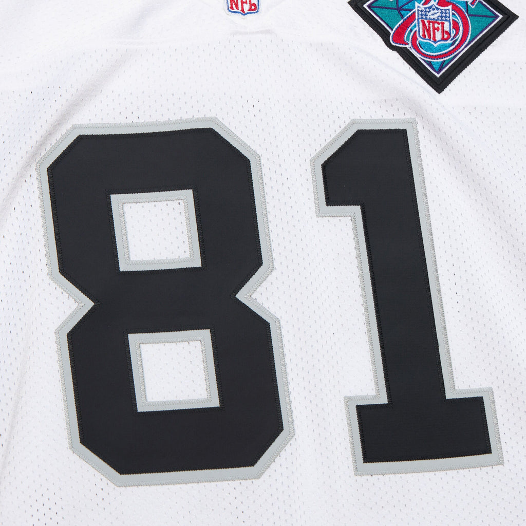 MENS MITCHELL & NESS NFL WHITE JERSEY RAIDERS 1994 TIM BROWN
