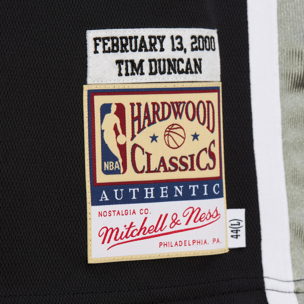 Mens Mitchell & Ness NBA DARK JERSEY SPURS 2000 TIM DUNCAN