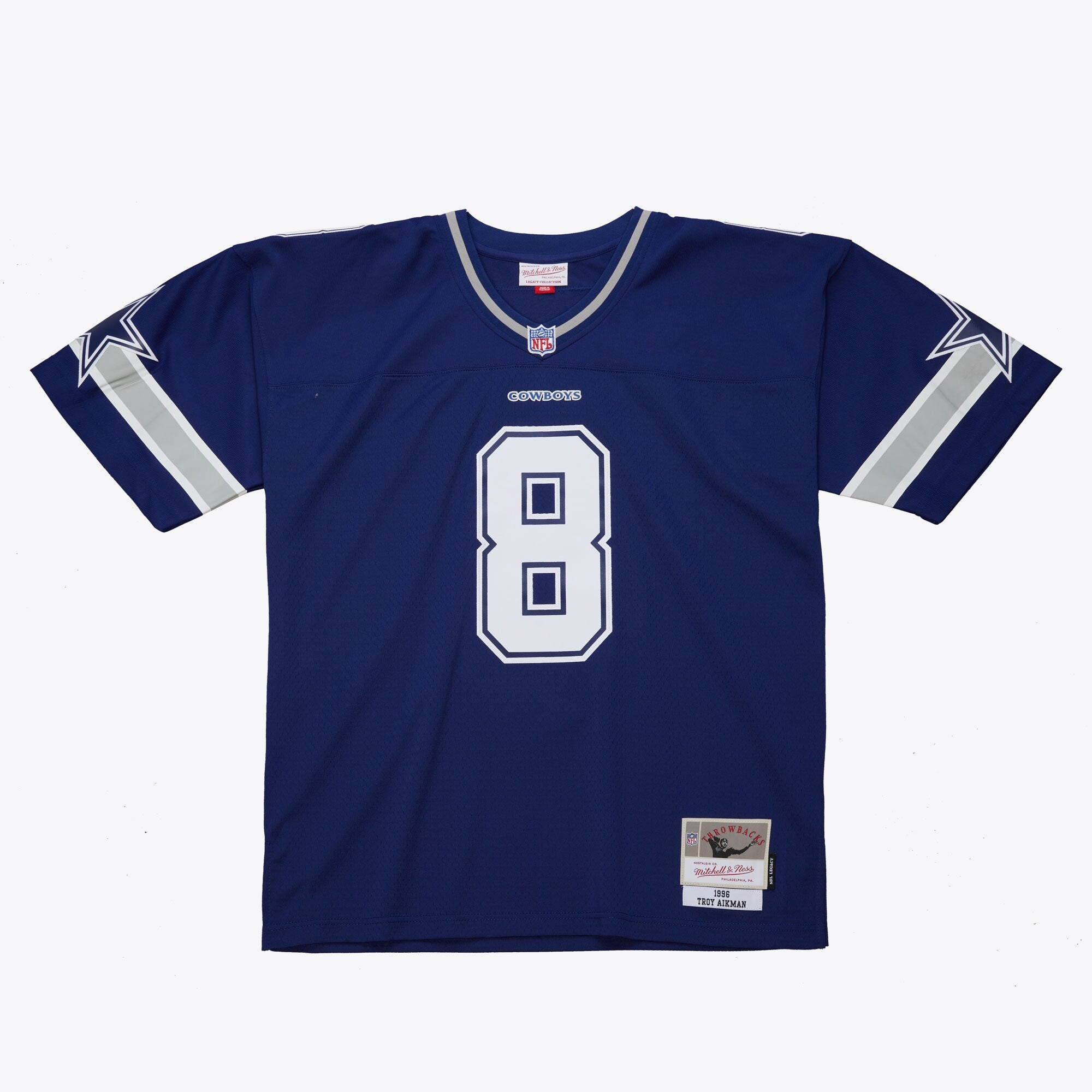 MENS MITCHELL & NESS NFL DARK JERSEY COWBOYS 1996 TROY AIKMAN