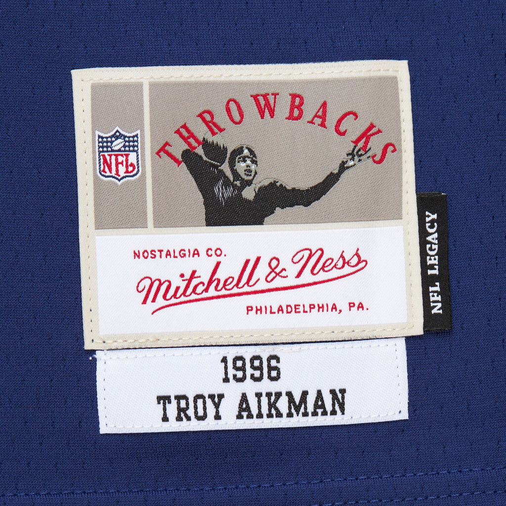MENS MITCHELL & NESS NFL DARK JERSEY COWBOYS 1996 TROY AIKMAN