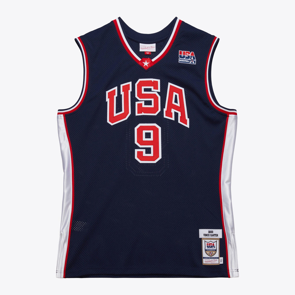 Mens Mitchell & Ness NBA DARK JERSEY USA 2000 VINCE CARTER