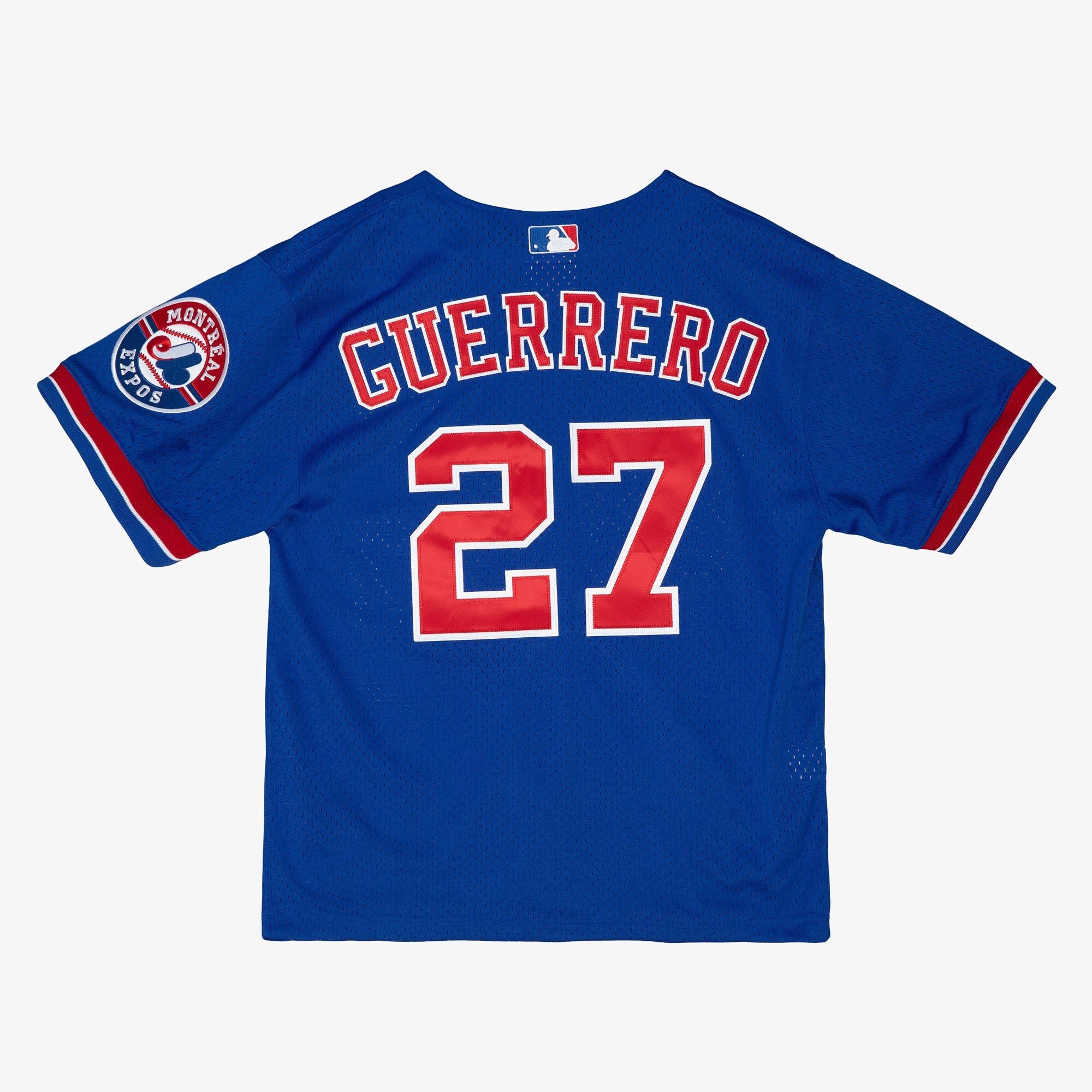MENS MITCHELL & NESS MLB AUTHENTIC BP JERSEY - EXPOS 2002 VLADIMIR GUERRERO