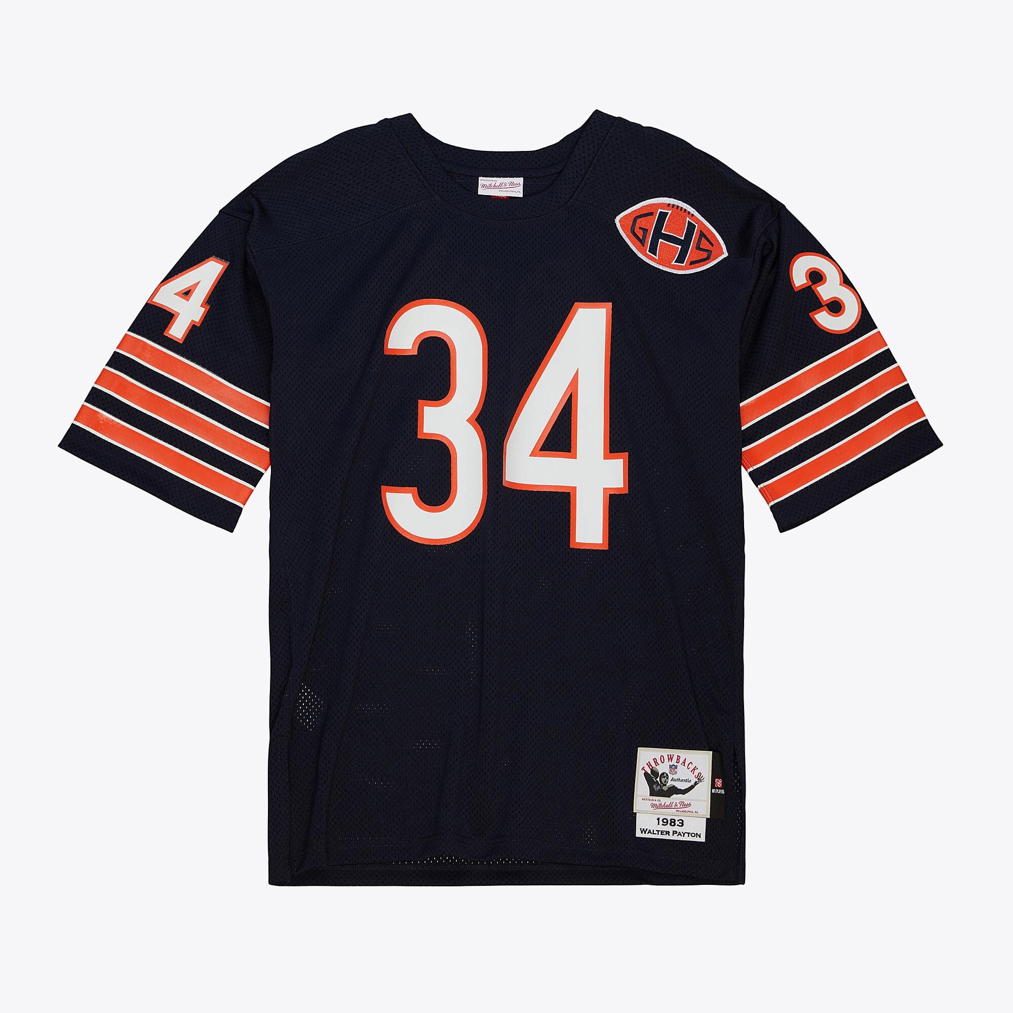 Mens Mitchell & Ness NFL DARK JERSEY BEARS 1983 WALTER PAYTON