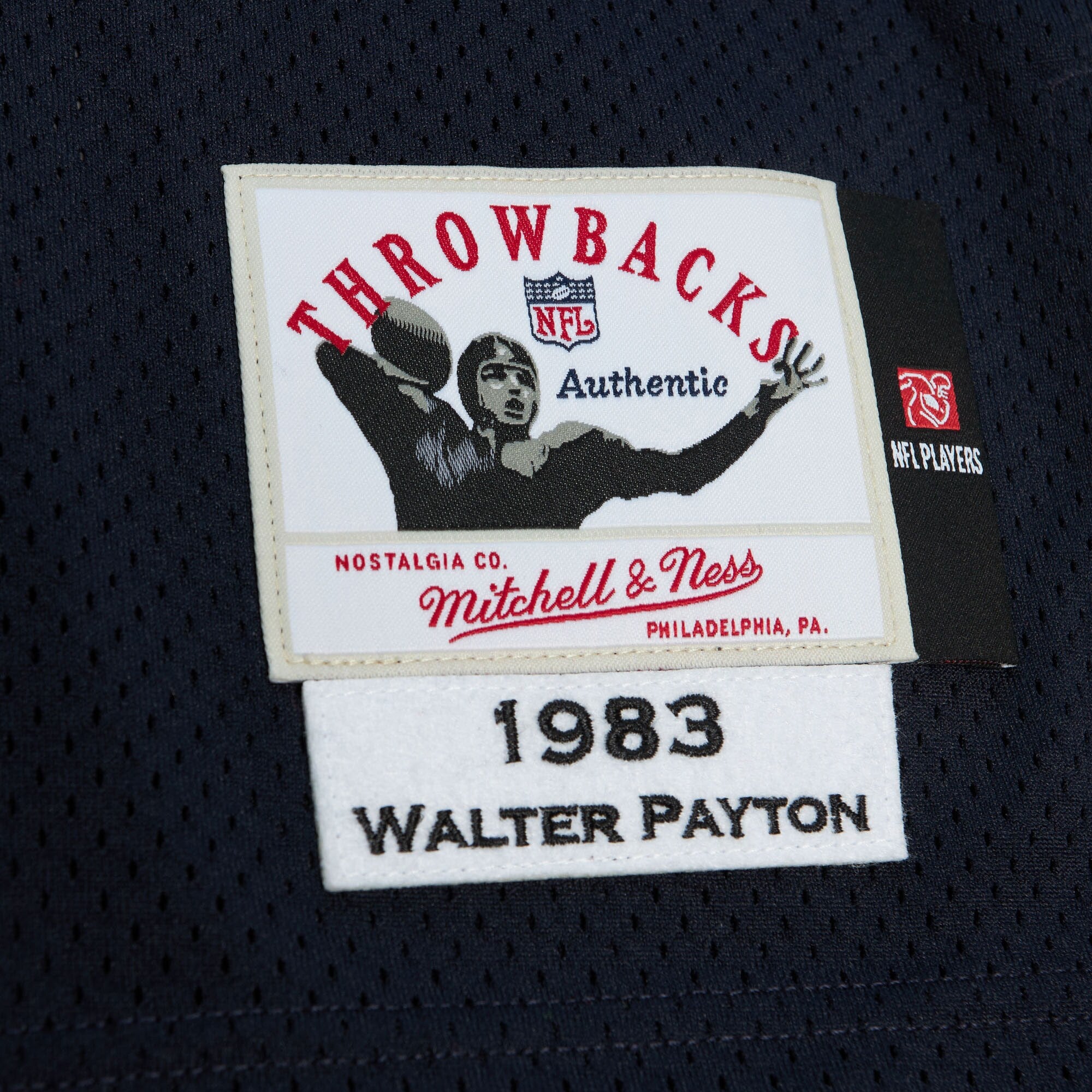 Mens Mitchell & Ness NFL DARK JERSEY BEARS 1983 WALTER PAYTON