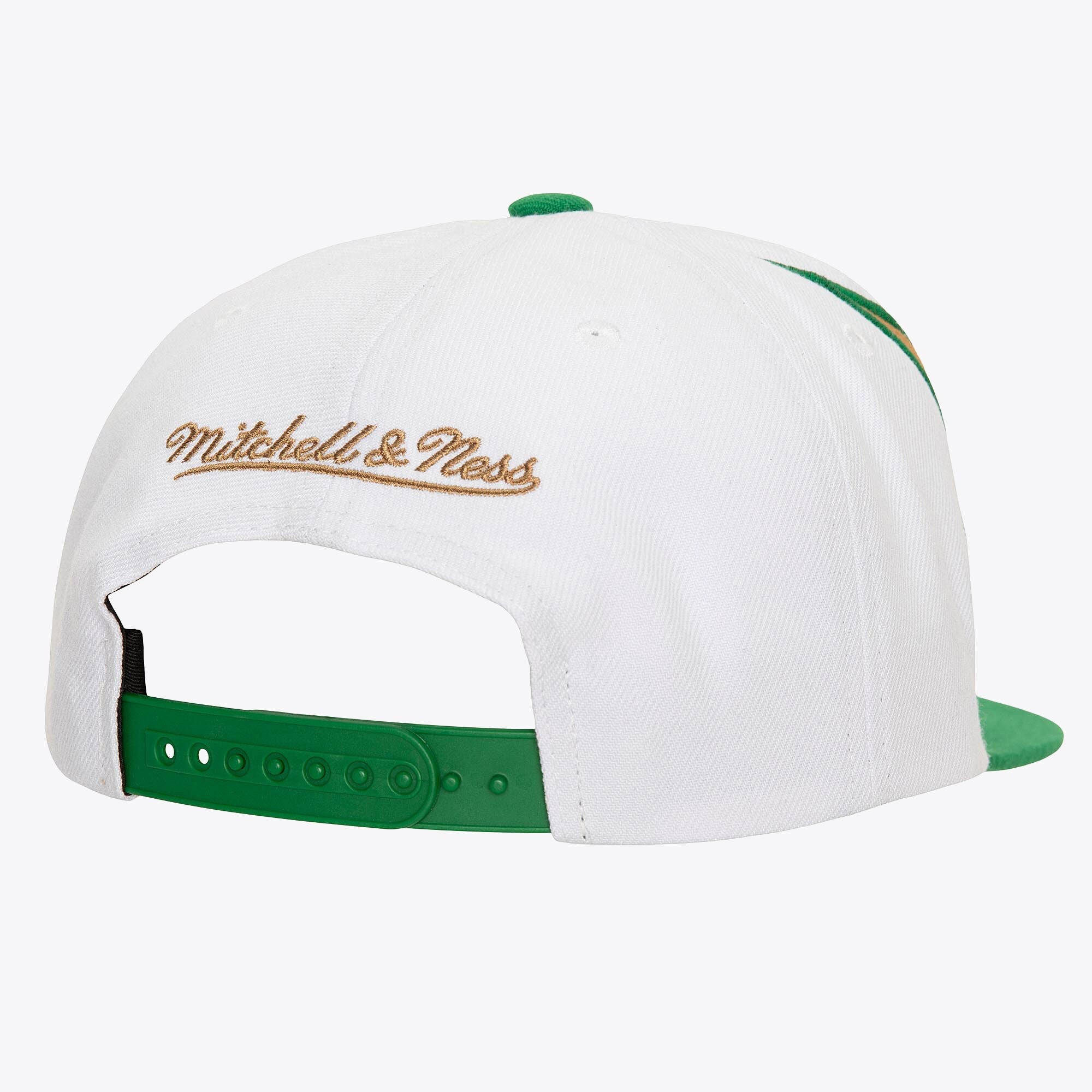 MENS MITCHELL & NESS NBA WAVERUNNER SNAPBACK CELTICS - WHITE