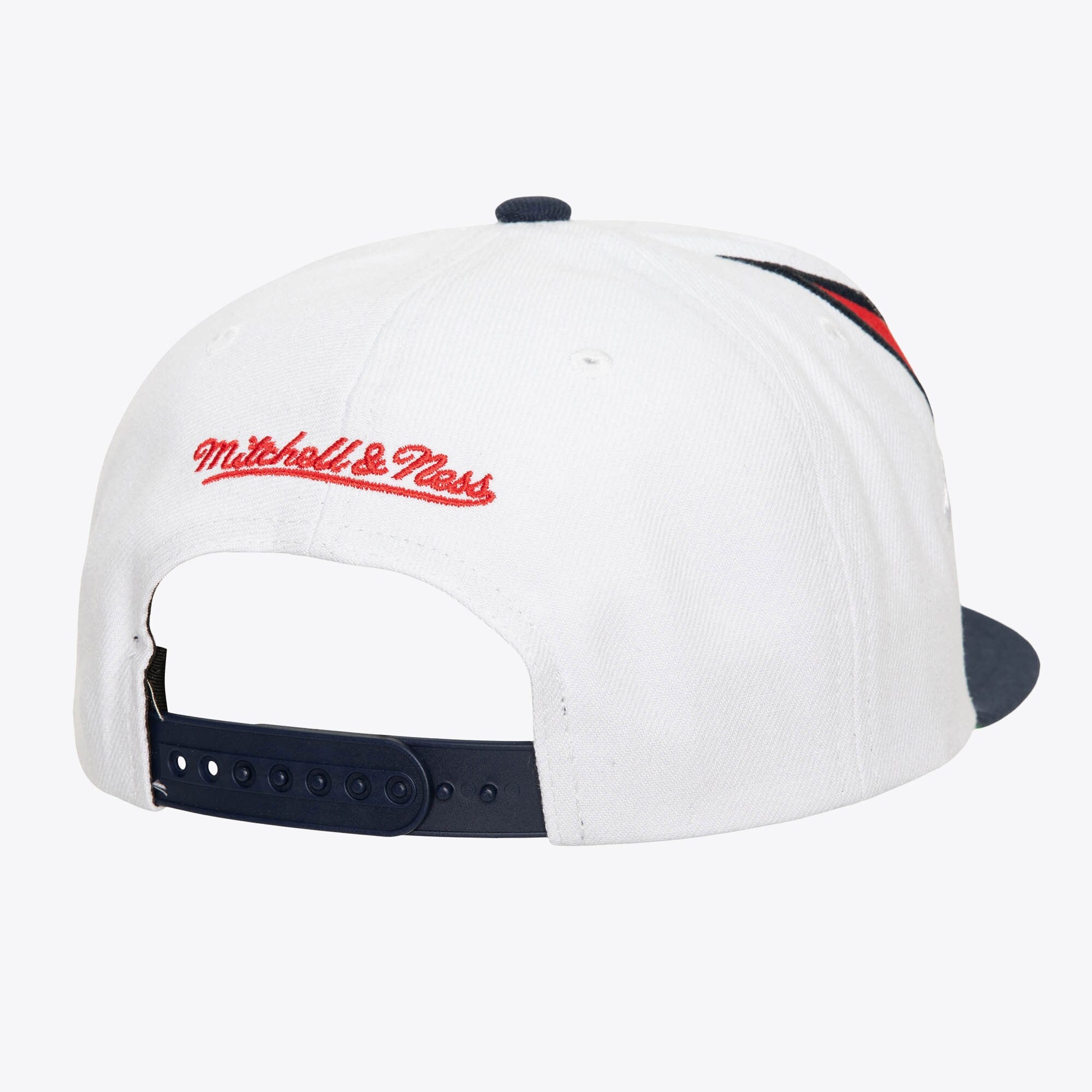 MENS MITCHELL & NESS MLB WAVERUNNER SNAPBACK RED SOX - WHITE