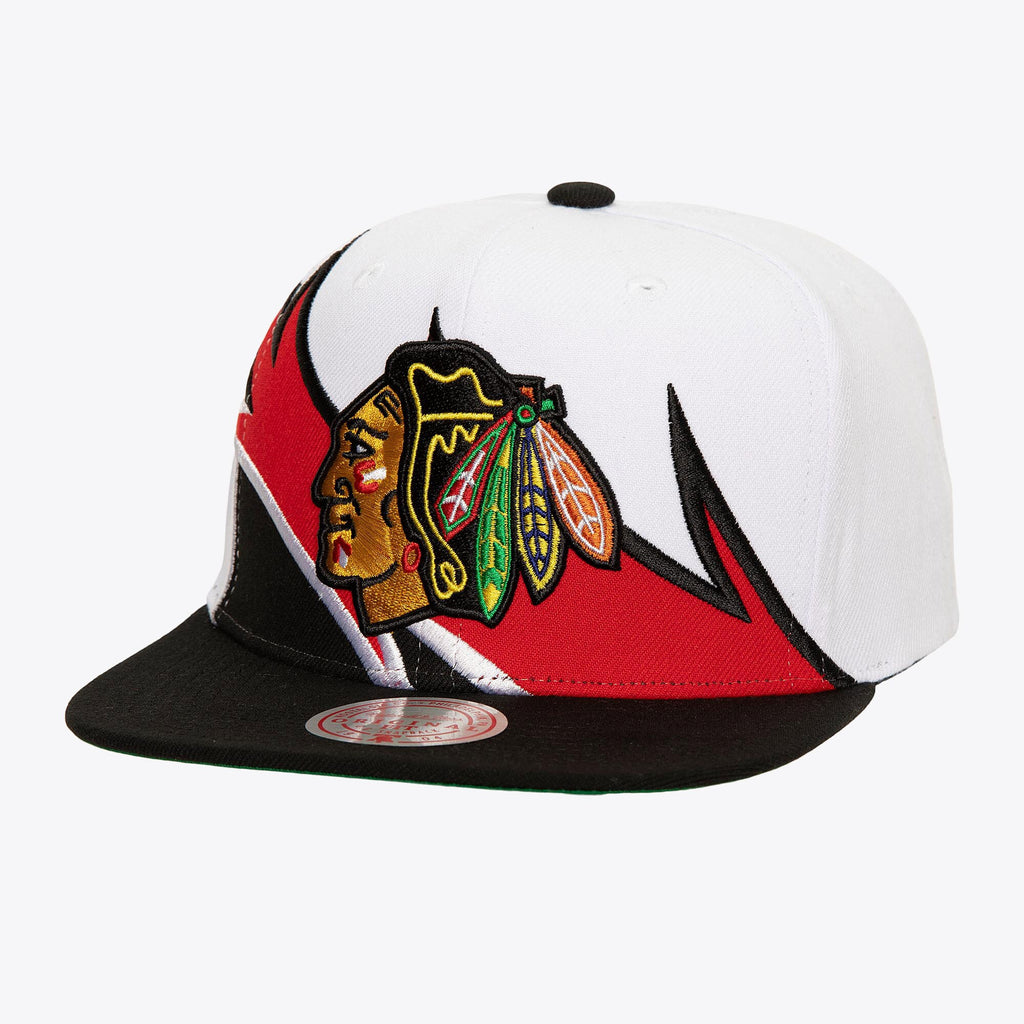 MENS MITCHELL & NESS NHL WAVERUNNER SNAPBACK BLACKHAWKS