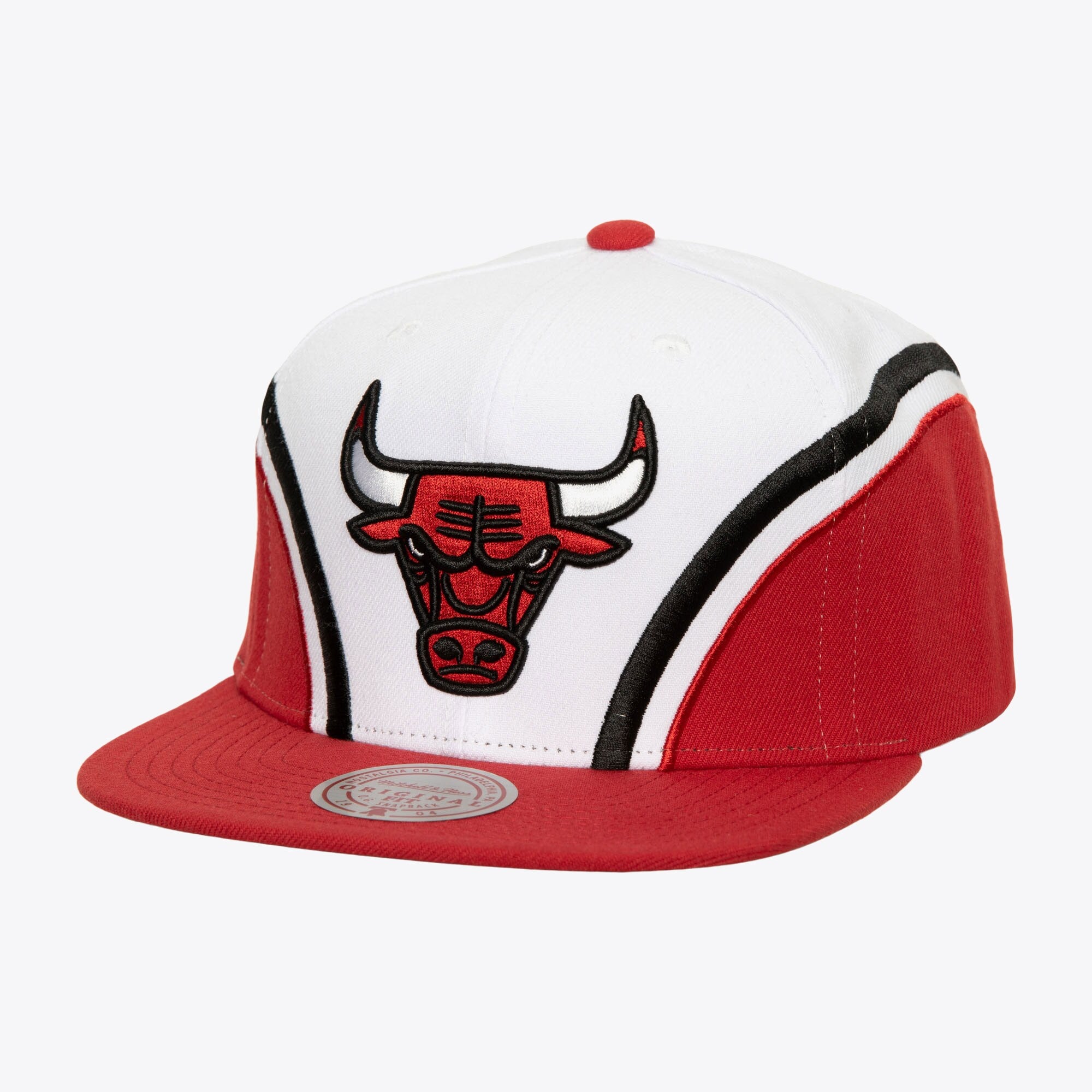 MENS MITCHELL & NESS NBA OVERHEAD SNAPBACK BULLS
