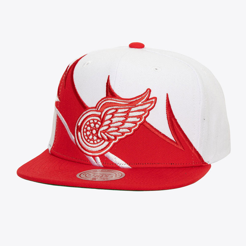 MENS MITCHELL & NESS NHL WAVERUNNER SNAPBACK VNTG RED WINGS