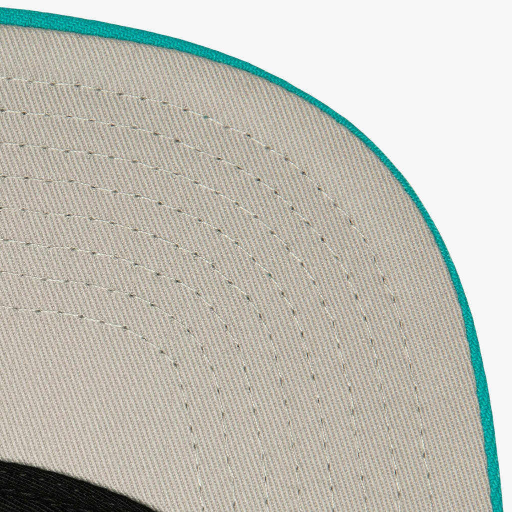 MENS MITCHELL & NESS MLB OVERHEAD SNAPBACK COOP MARLINS